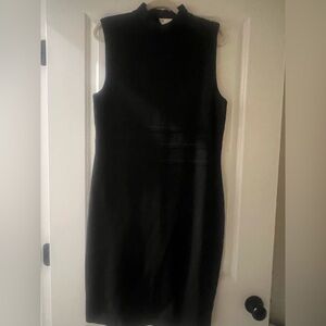 St. John Collection Gray Melange Knit  Dress